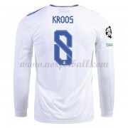 Billige Fotballdrakter Real Madrid 2021-22 Toni Kroos 8 Hjemmedrakt Langermet
